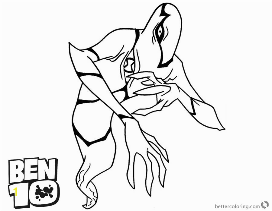 ben 10 coloring pages upgrade
