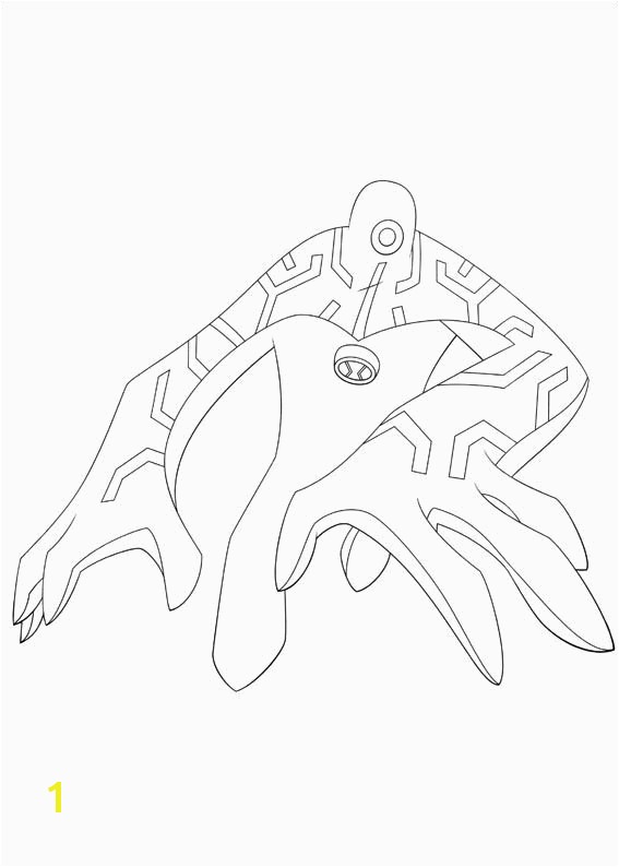 Ben 10 Coloring Pages Upgrade Ben 10 Upgrade Printable Colouring Page