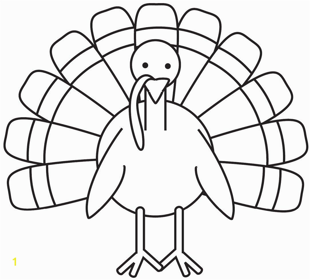 Black and White Turkey Coloring Pages Turkey Coloring Page Free