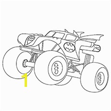 Monster Truck Coloring Pages Batman Monster Truck