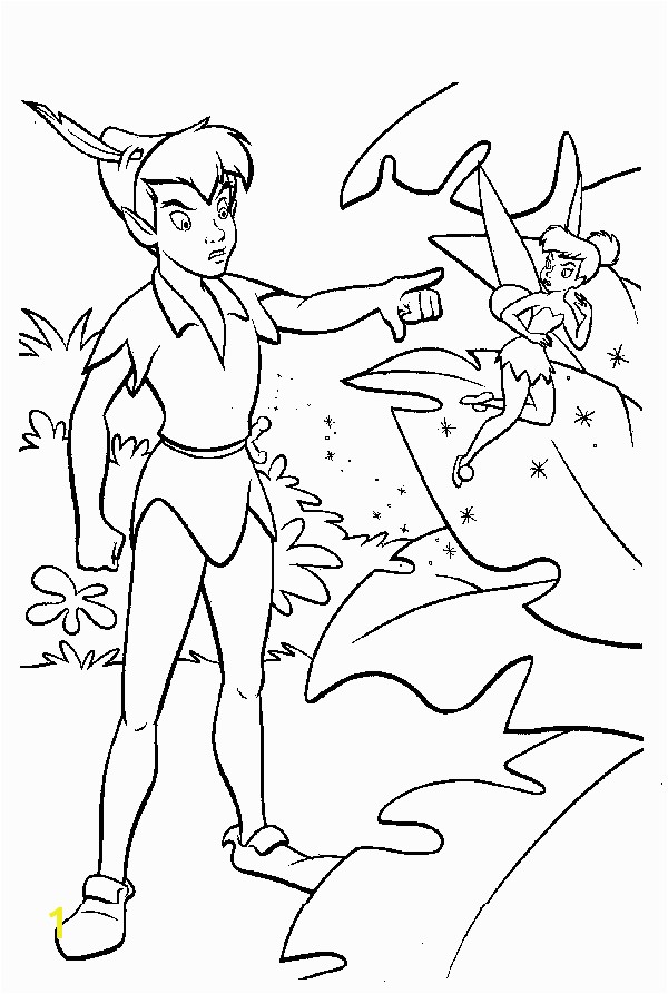 tinkerbell coloring pages expelled by