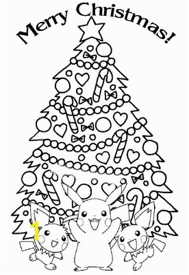 pokemon christmas coloring pages