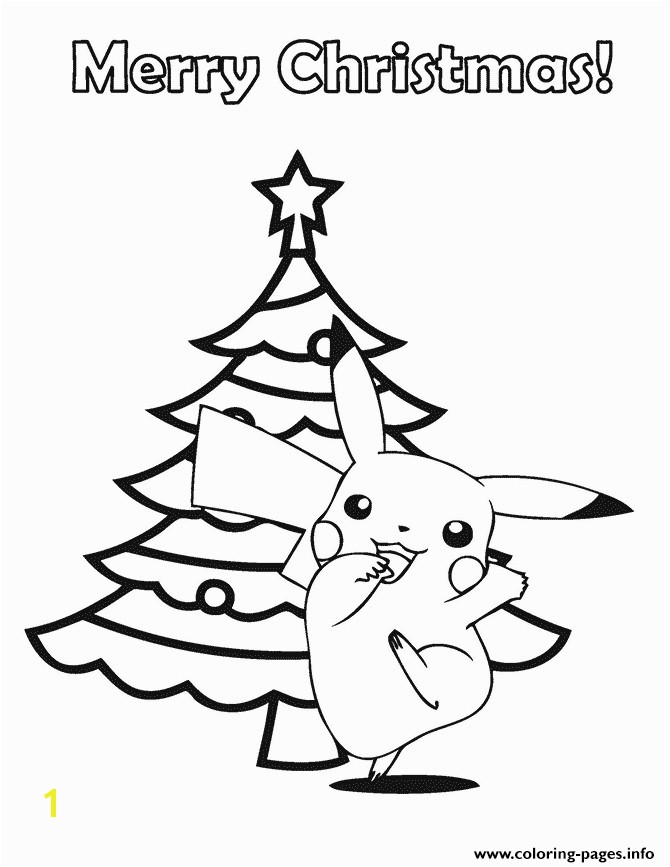 pokemon merry christmas printable coloring pages book