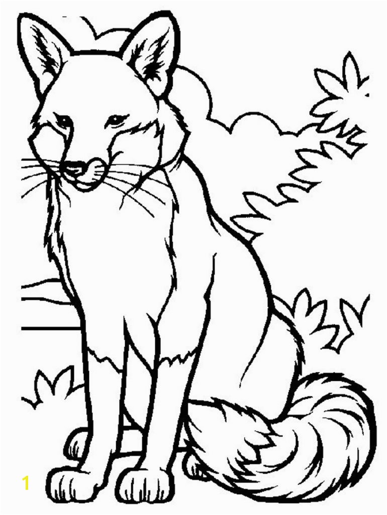 Free Printable Animal Coloring Pages Free Printable Fox Coloring Pages for Kids