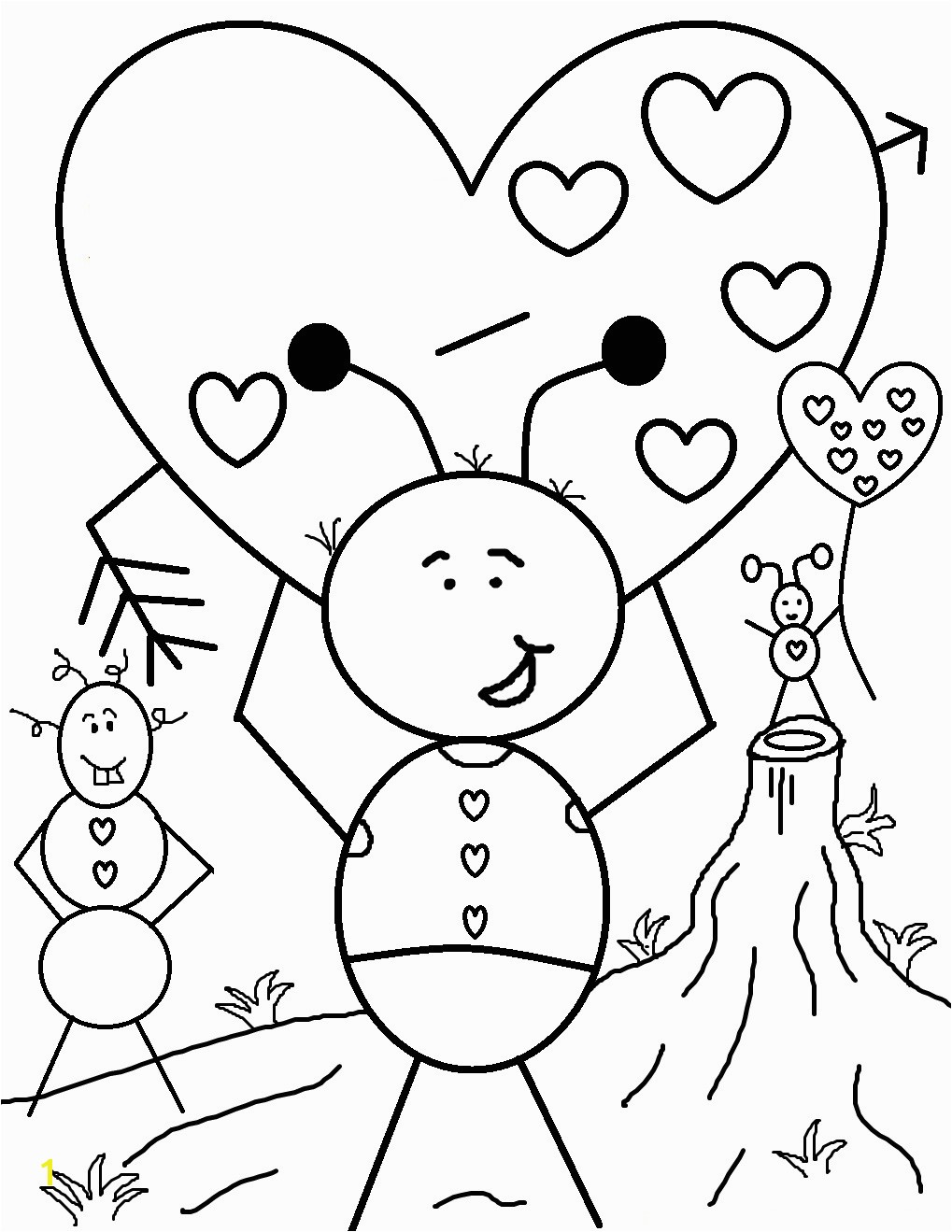 valentine coloring pages