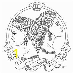 Gemini Coloring Pages 298 Best Colouring Pages Figures Images On Pinterest In 2018