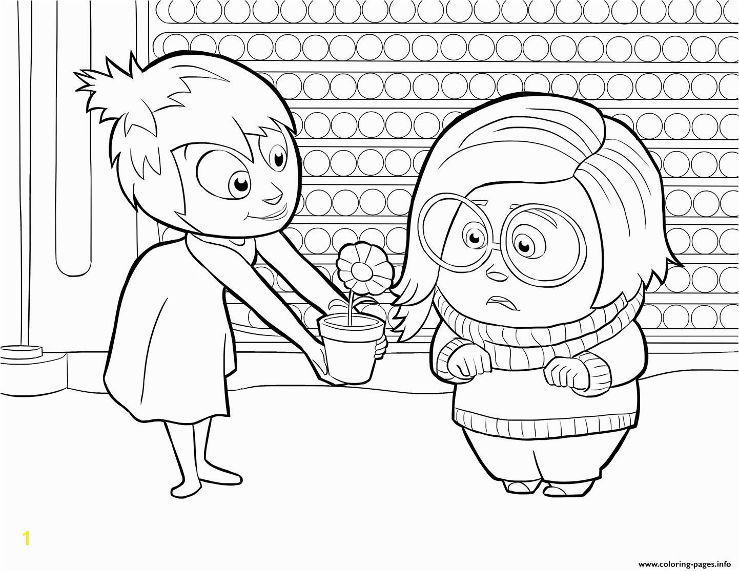 joy and sadness inside out printable coloring pages book