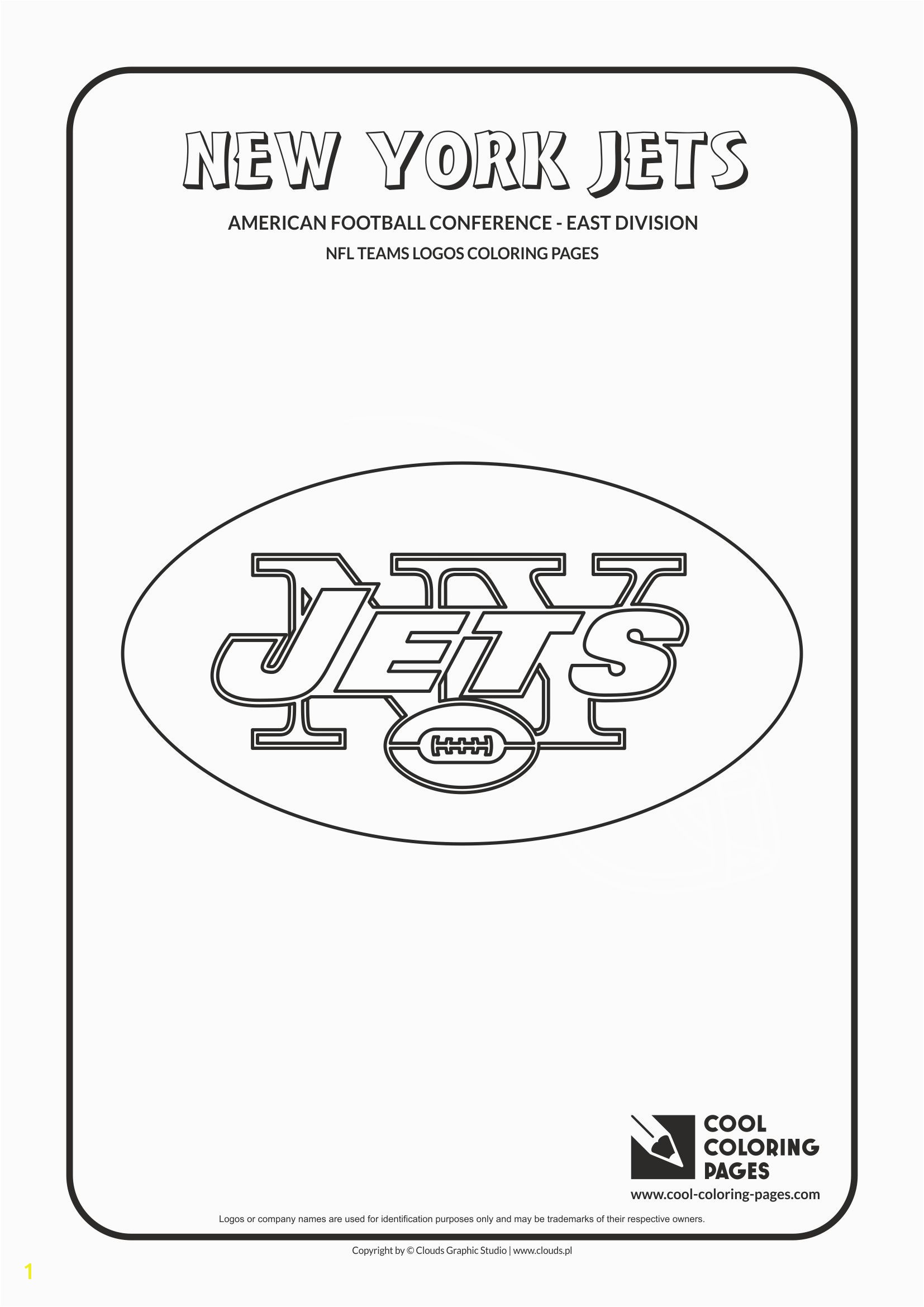 Cool Coloring Pages NFL American Football Clubs Logos American Football Conference East Division