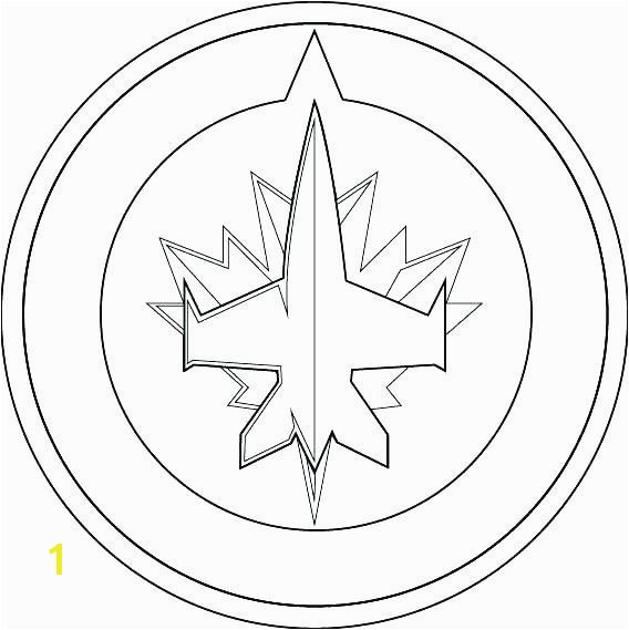 Jets Logo Coloring Page 5 by Shelby