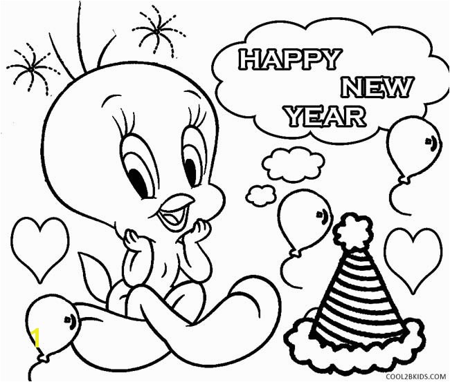 New Year Coloring Pages Free Printables Printable New Years Coloring Pages for Kids