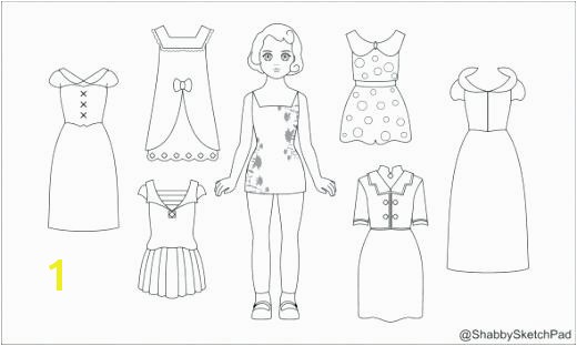 Paper Dolls Print Outs Coloring Pages Paper Doll Coloring Page Incredible Design Pages Printable for Girls