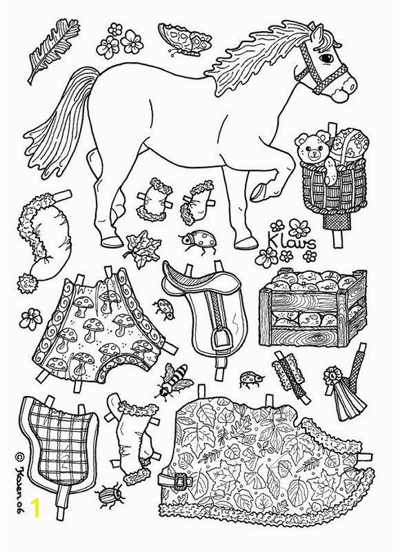 95 Best Paper Dolls Coloring Art Print Pages Colouring For S