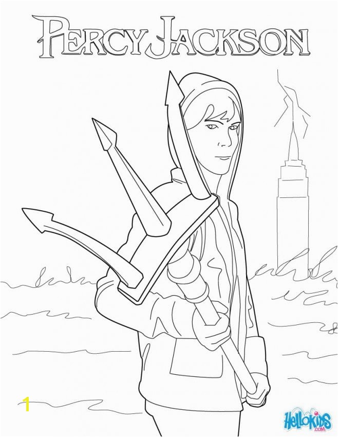 poseidon percy jackson coloring pages