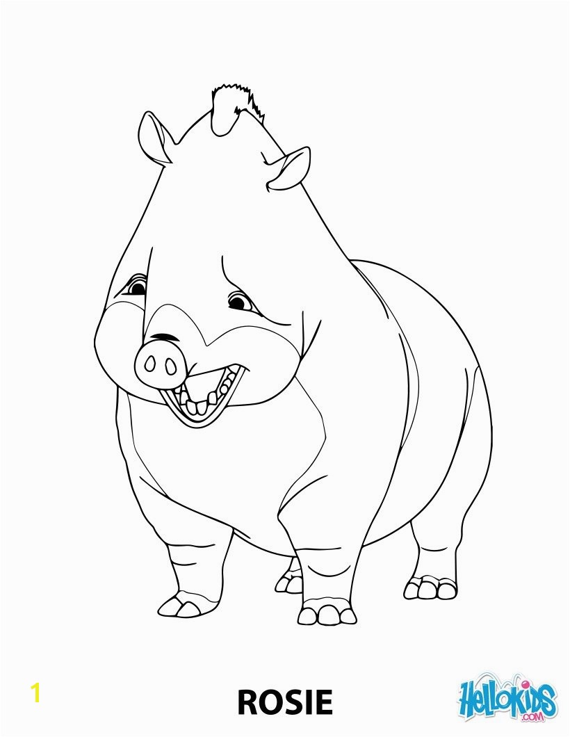 rosie coloring page hxa