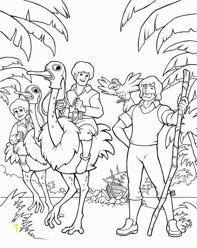 Swiss Family Robinson Coloring Page Robinson Crusoe And Swiss Family Robinson Dvd Art By Wolfehanson