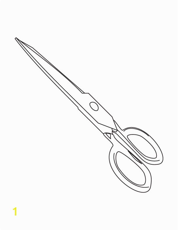 scissors coloring page 1d2055