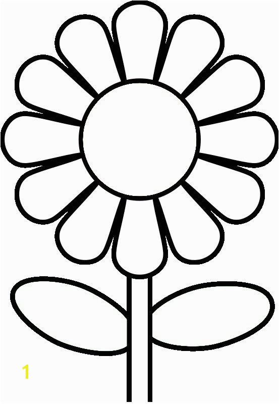 preschool coloring pages daisy Coloring Pages Flowers Simple Coloring Pages Printable Flower Coloring