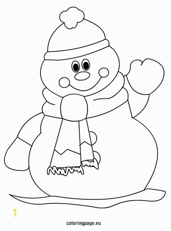 snowman coloring pages