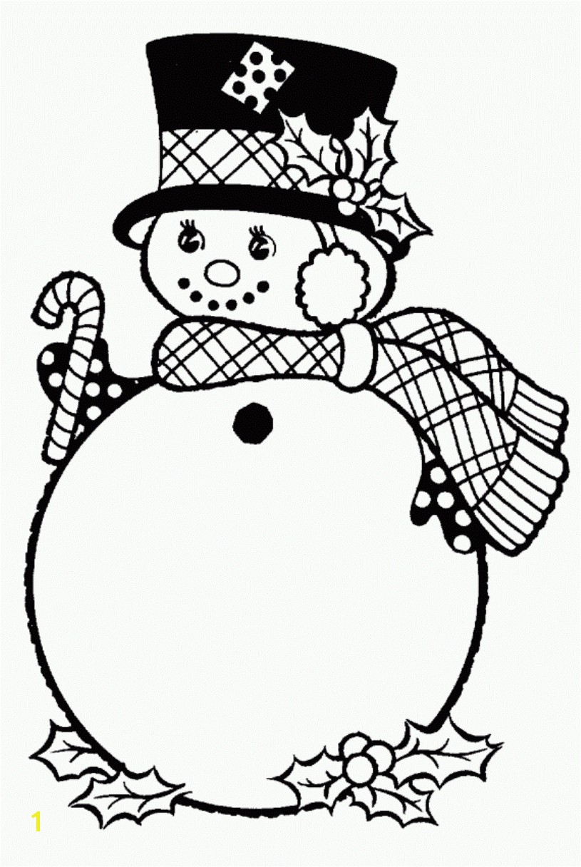 winter scarf coloring pages