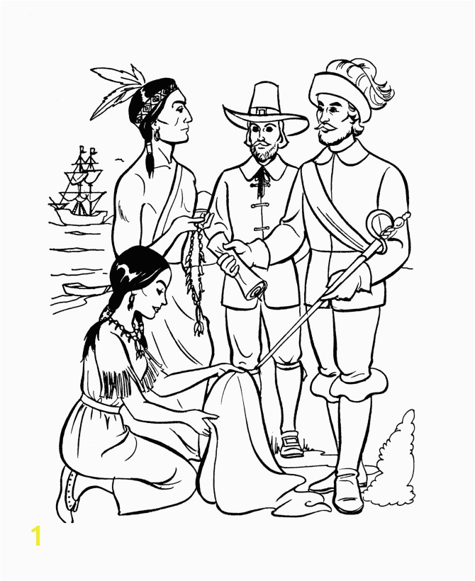 squanto coloring page