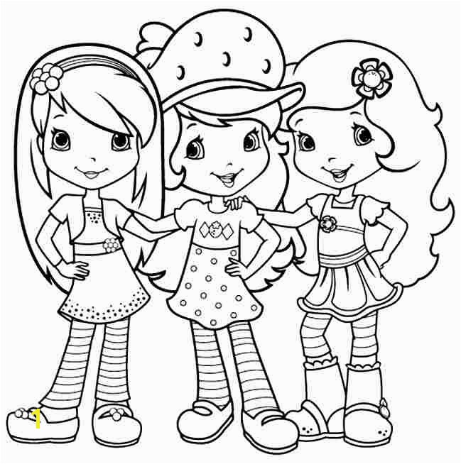 strawberry shortcake coloring pages free