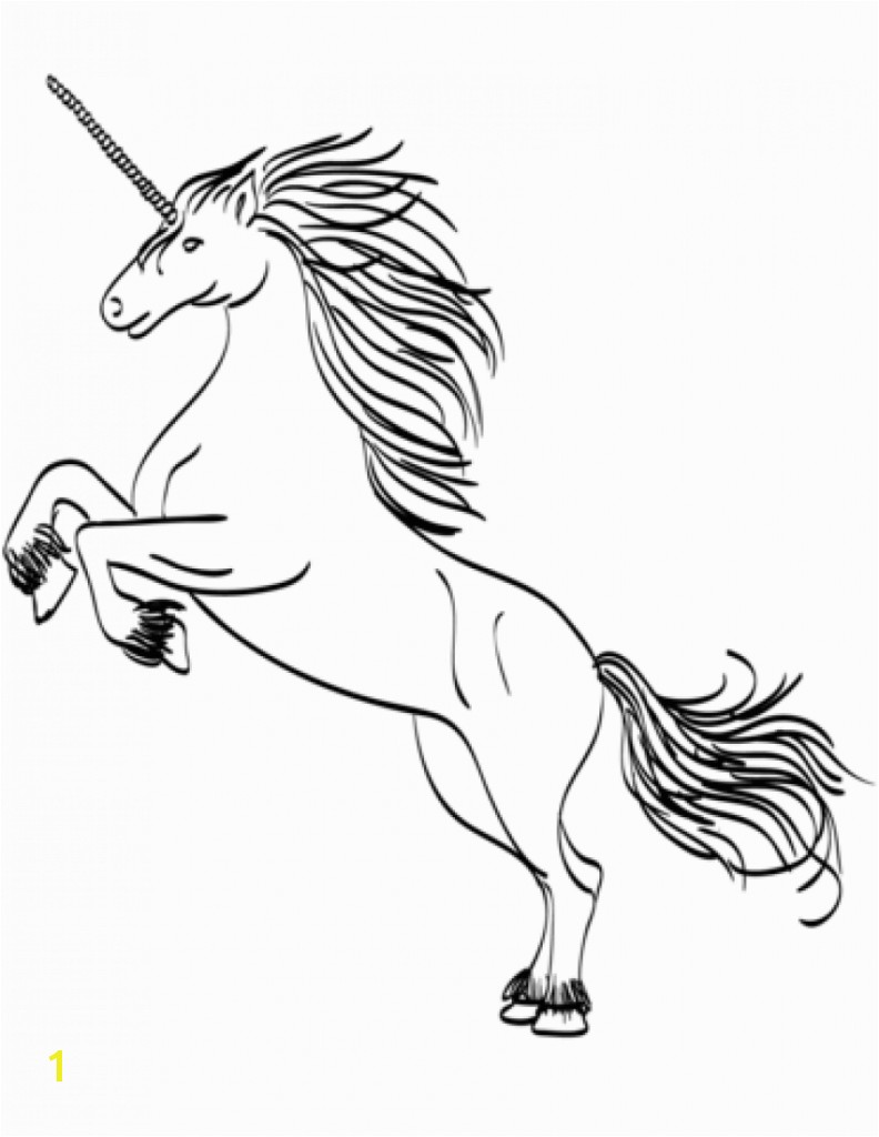 Unicorn Printable Coloring Page 41 Magical Unicorn Coloring Pages