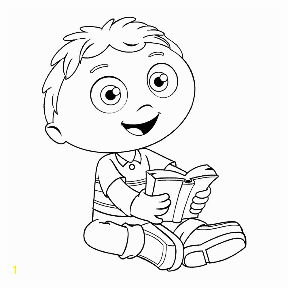 Super Why Coloring Pages Wyatt Superwhy Page