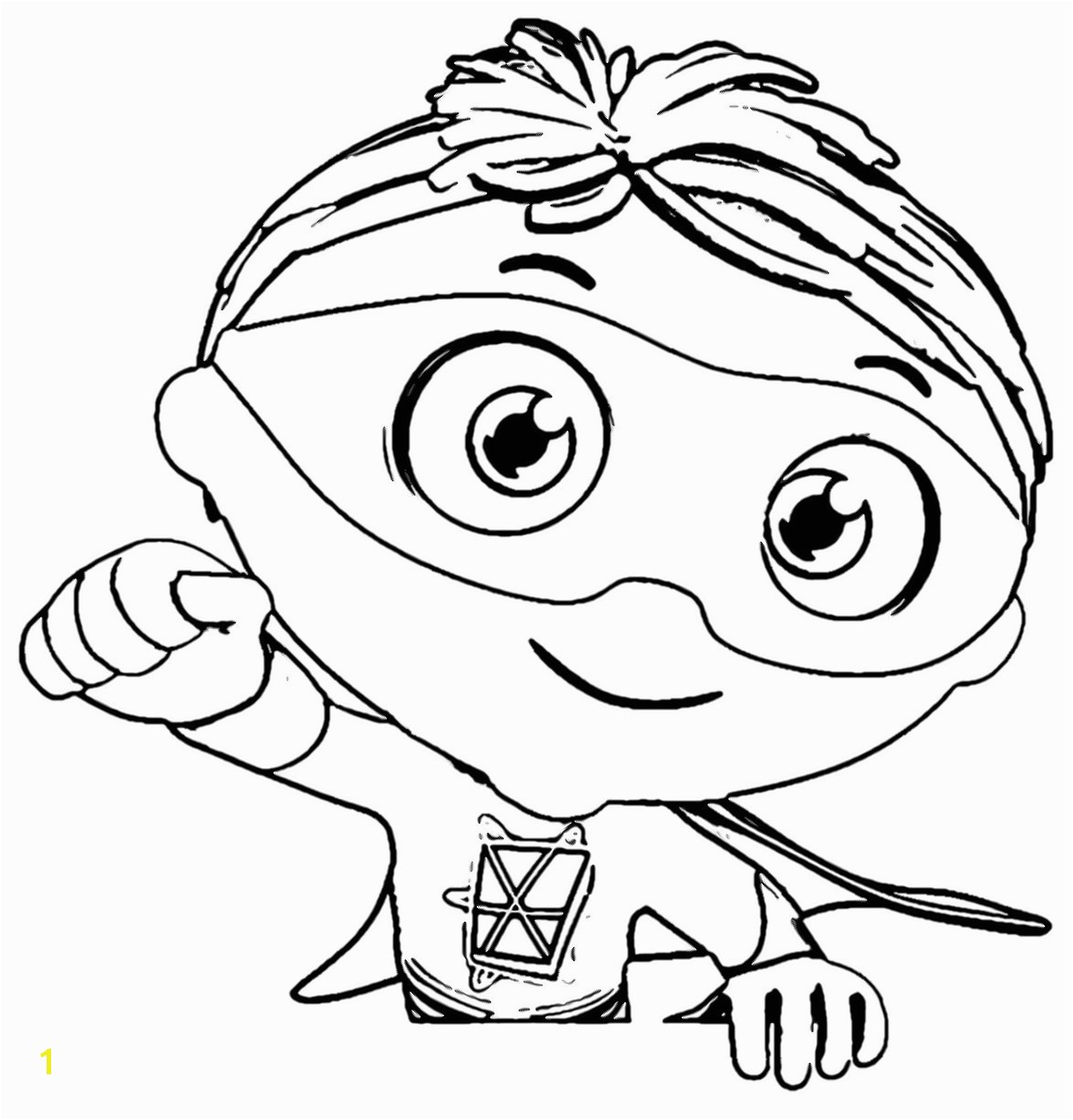 Super Why Coloring Pages Best For Kids Within P Free Page