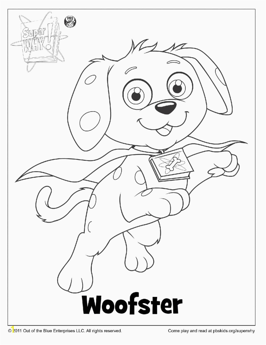 Woofster Coloring Pages Super why Coloring Pages Lovely Page Birthday Adorable Superwhy