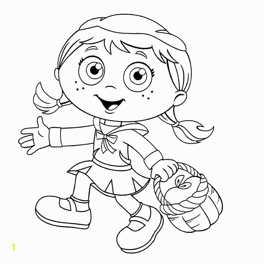 Super Why Coloring Pages With Best For Kids