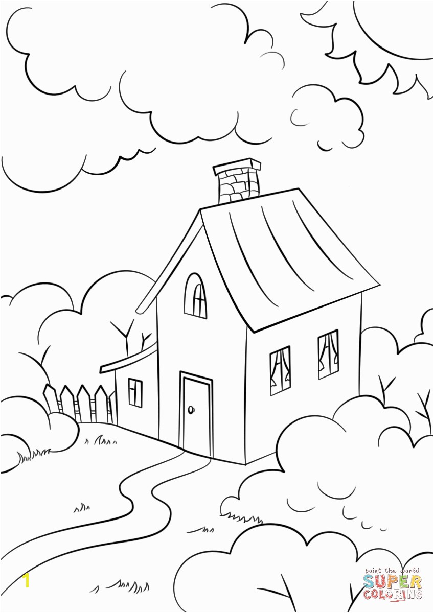 Advice Beach House Coloring Pages Lovely With Garden Page Free Printable