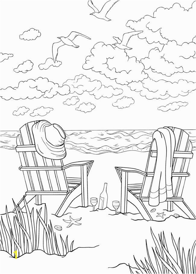 Beach House Coloring Pages | divyajanani.org