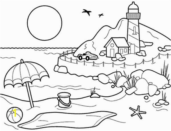 Lighthouse Coloring Pages Landscapes Beach Landscapes with Lighthouse Coloring Pages Lighthouse Coloring Pages Landscapes Beach