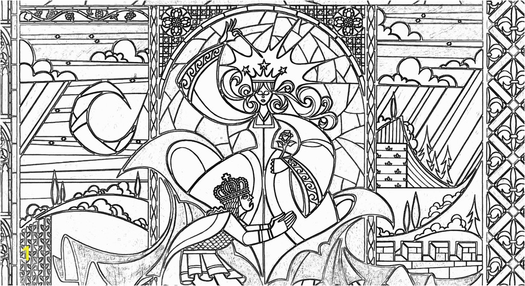 Beauty and the Beast Adult Coloring Pages Beauty and the Beast Adult Coloring Pages This Fairy Tale Life