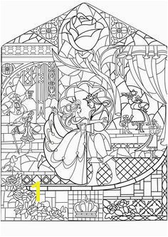 Beauty and the Beast Adult Coloring Pages Beauty and the Beast Stained Glass Google Search