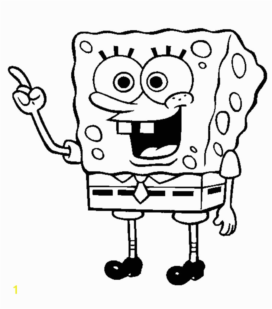 Innovative Spongebob Coloring Pages Free Print Unknown Spongebob Coloring Page