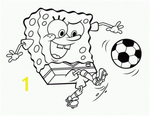 SpongeBob coloring page to for free