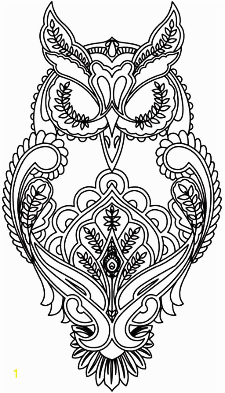 Unbelievable Owl Coloring Pages For Adults Printable Image Picture Abstract Style And Trend FILES 1374 Owls