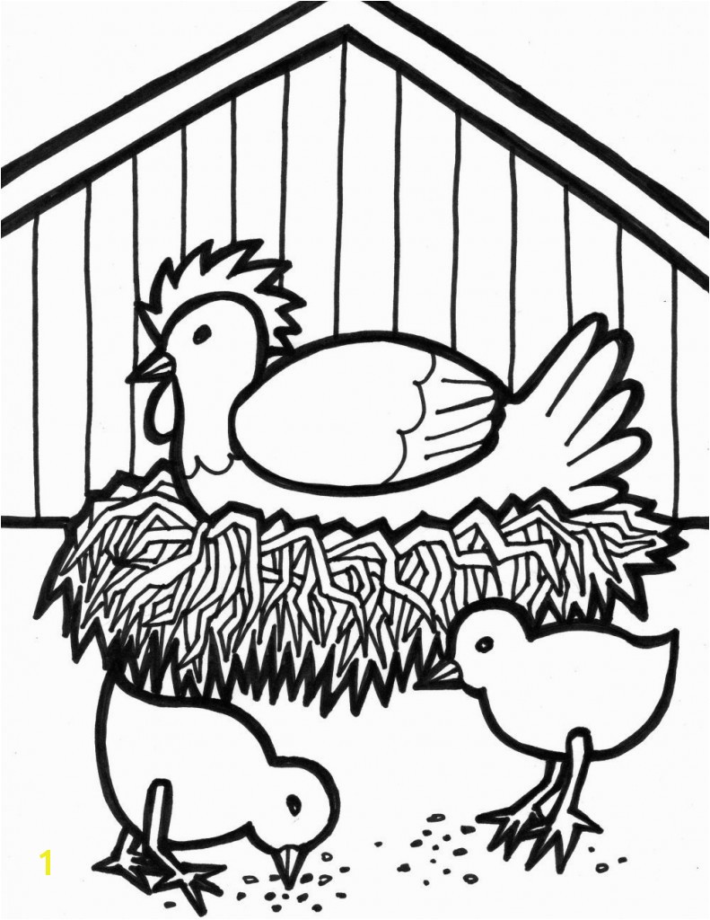 Coloring Pages of Farm Animals