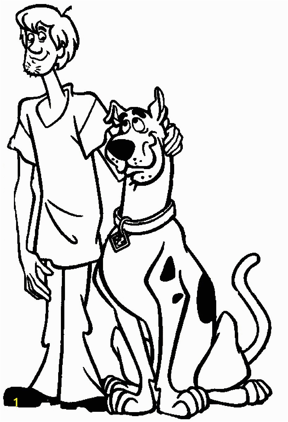 Scooby Doo Easter Coloring Pages Scooby Doo Coloring Pages