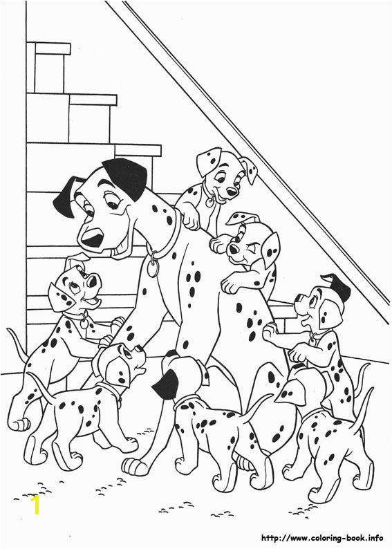 100 Dalmatians Coloring Pages 101 Dalmatians Coloring Picture Disney Coloring Pages