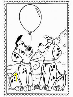101 Dalmatians coloring page 3 Coloring Books Coloring Pages For Kids Cartoon Coloring Pages