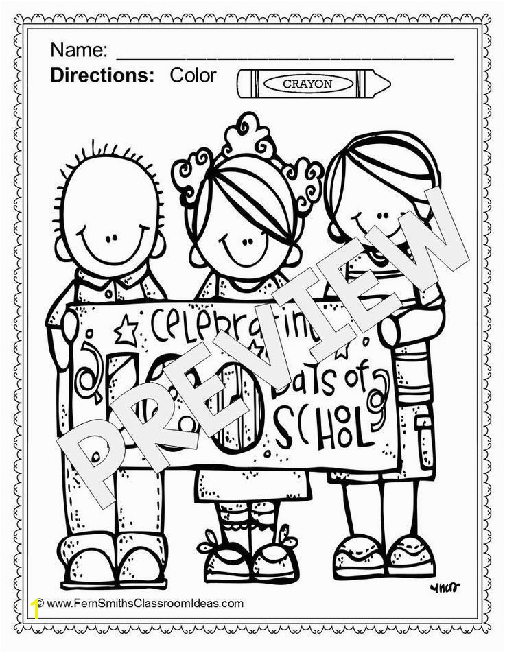 100th Day Of School Coloring Pages 18 Luxury 100th Day School Coloring Pages