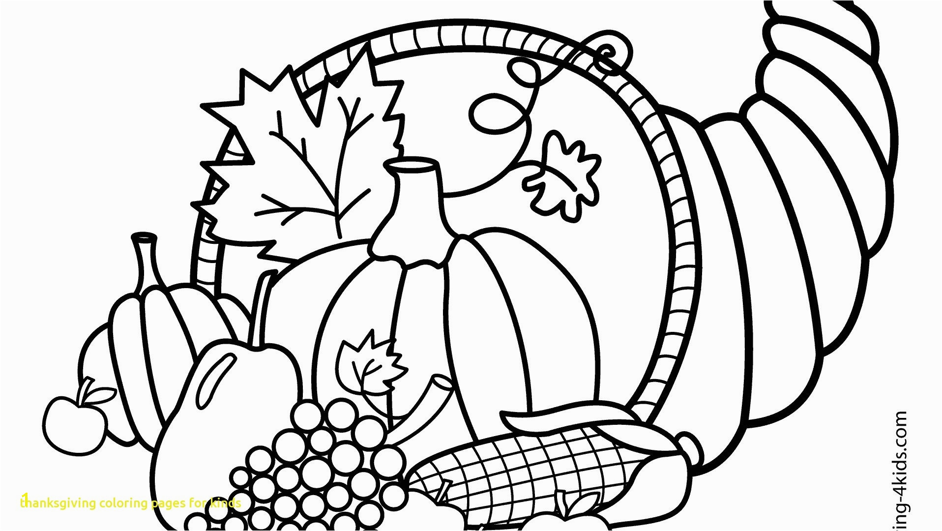 Printable Thanksgiving Coloring Pages