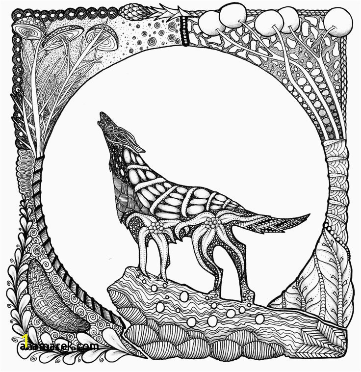 Wolf Coloring Pages Adult Coloring Pages Wolf