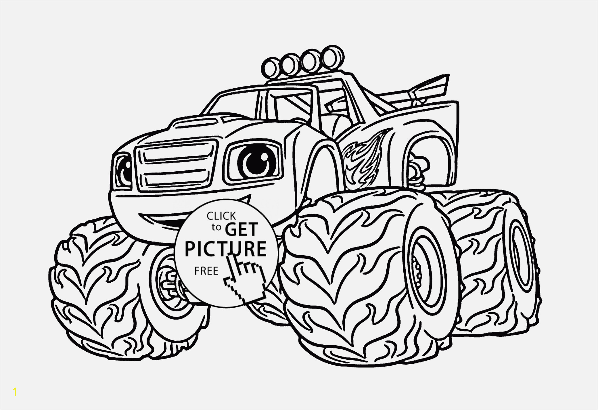 Monster Truck Coloring Pages Download and Print for Free Truck Drawing for Kids at Getdrawings