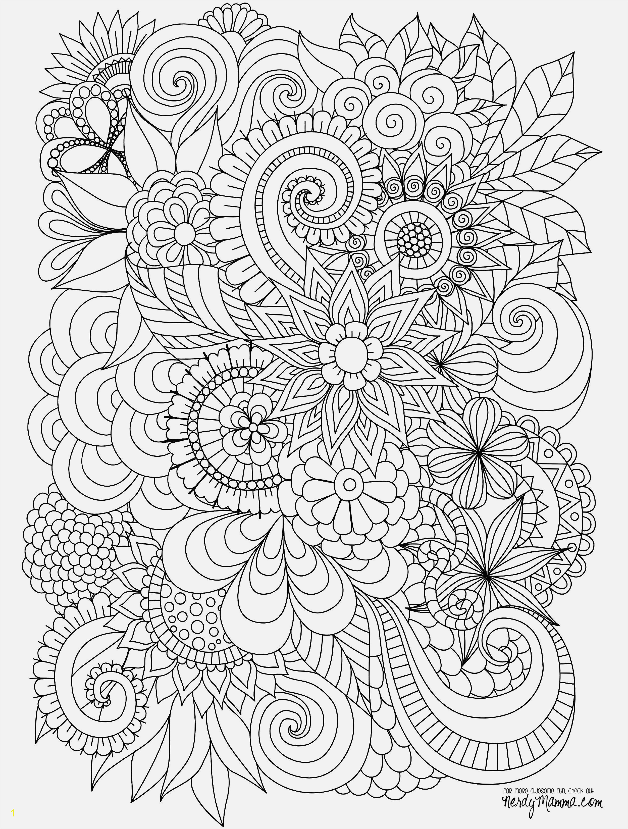 Flowers Abstract Coloring pages colouring adult detailed advanced