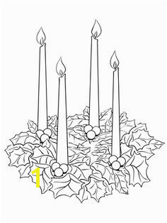 Advent Wreath Coloring page Christmas Advent Wreath Christmas Candles Christmas Colors Christmas Art