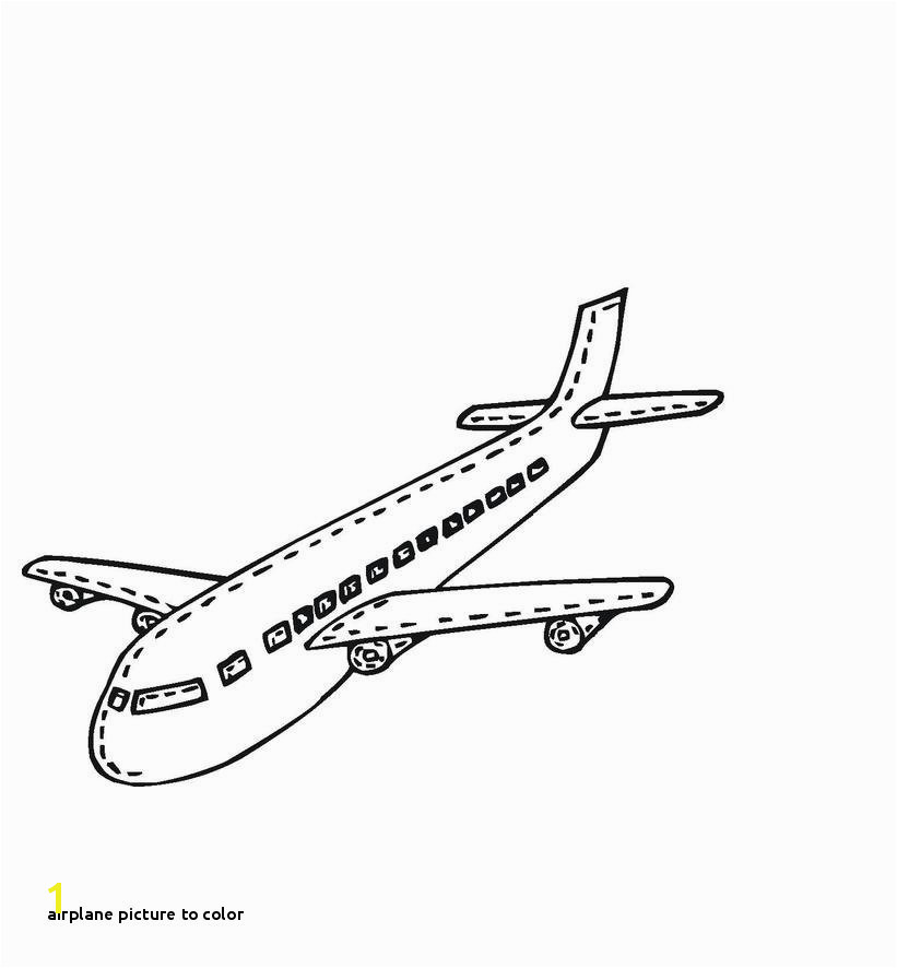 Airplane Picture to Color Free Printable Airplane Coloring Pages for Kids