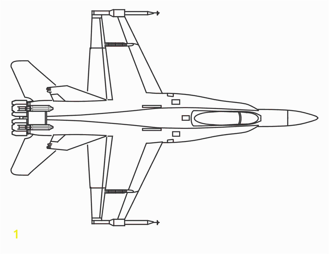 Airplane Coloring Page